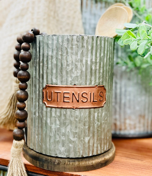 Corrugated Utensil Holder
