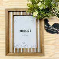 Ticking Stipe Photo Frame