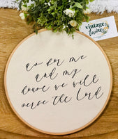 Wooden Embroidery Hoop's