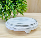 Whitewashed Wooden Risers