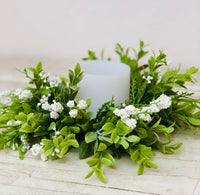 Small White Pillar Candle