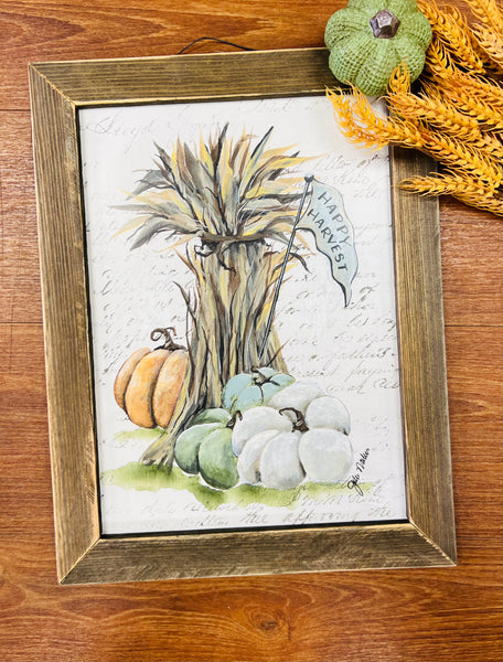Fall on the Farm Framed Print